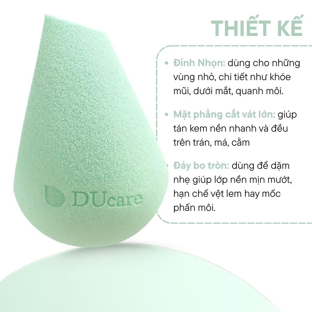 Mút Trang Điểm DUCARE Miracle Foundation Concealer Sponge DUM02